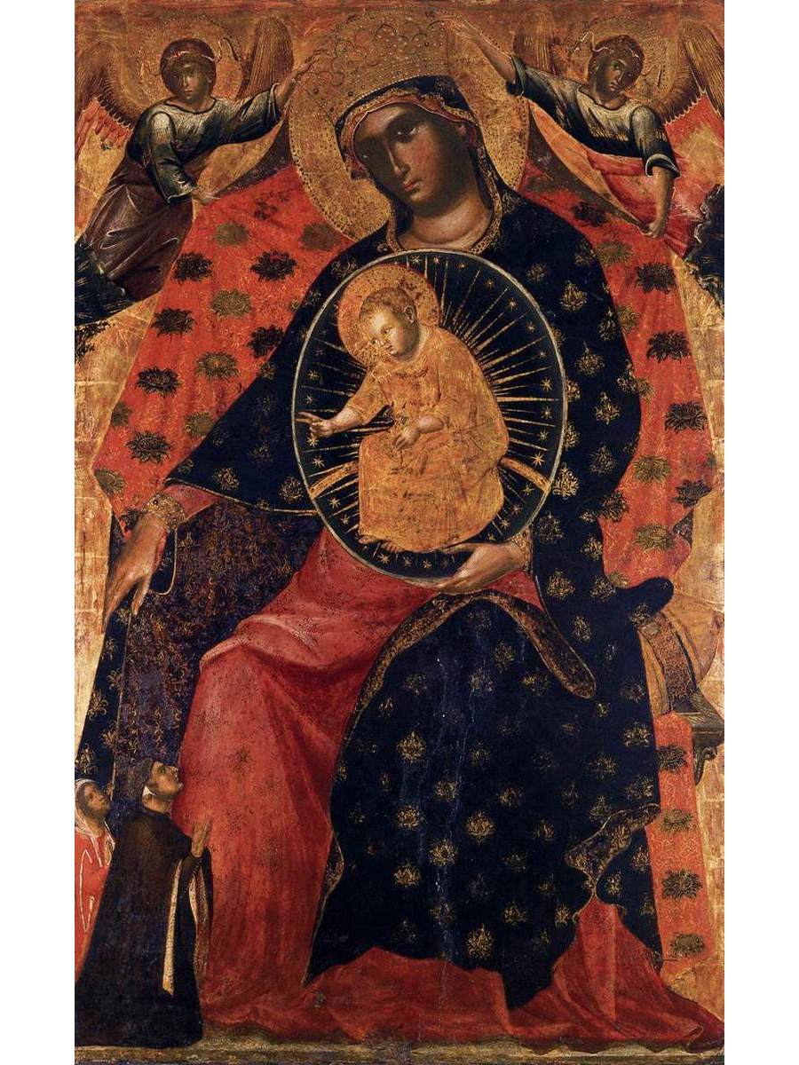 

Постер DRABS A3 Паоло Венециано Madonna and Child with two Votaries