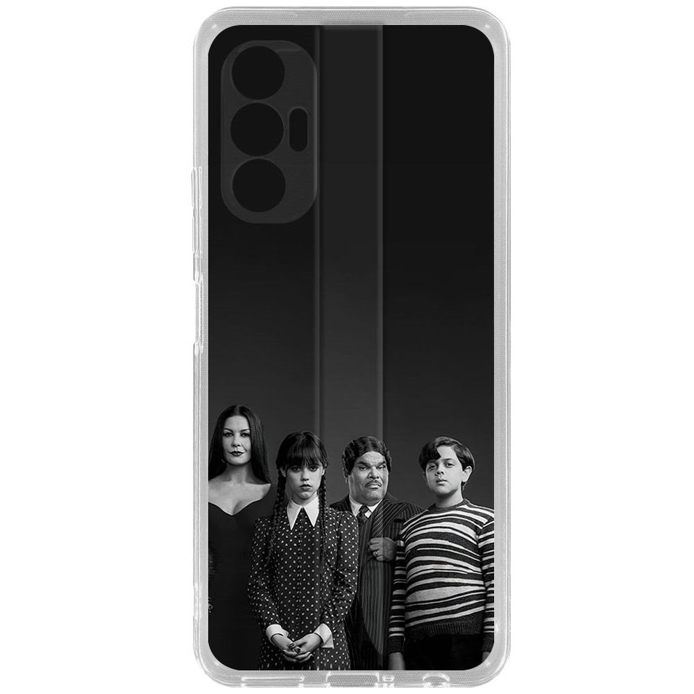 

Чехол-накладка Krutoff Clear Case Уэнсдей Аддамс - Семейка Аддамс для TECNO Pova 3, Прозрачный
