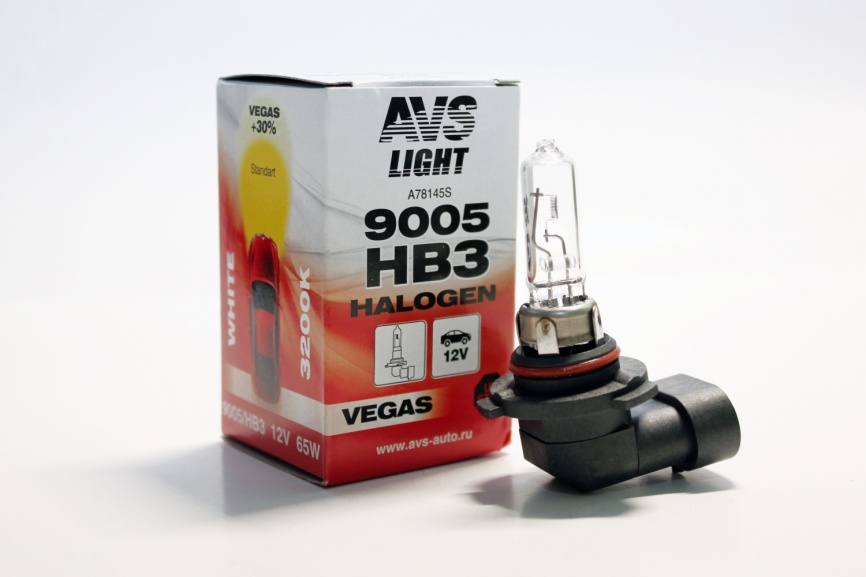 

Галогенная лампа AVS Vegas HB3/9005.12V.60W.1шт.