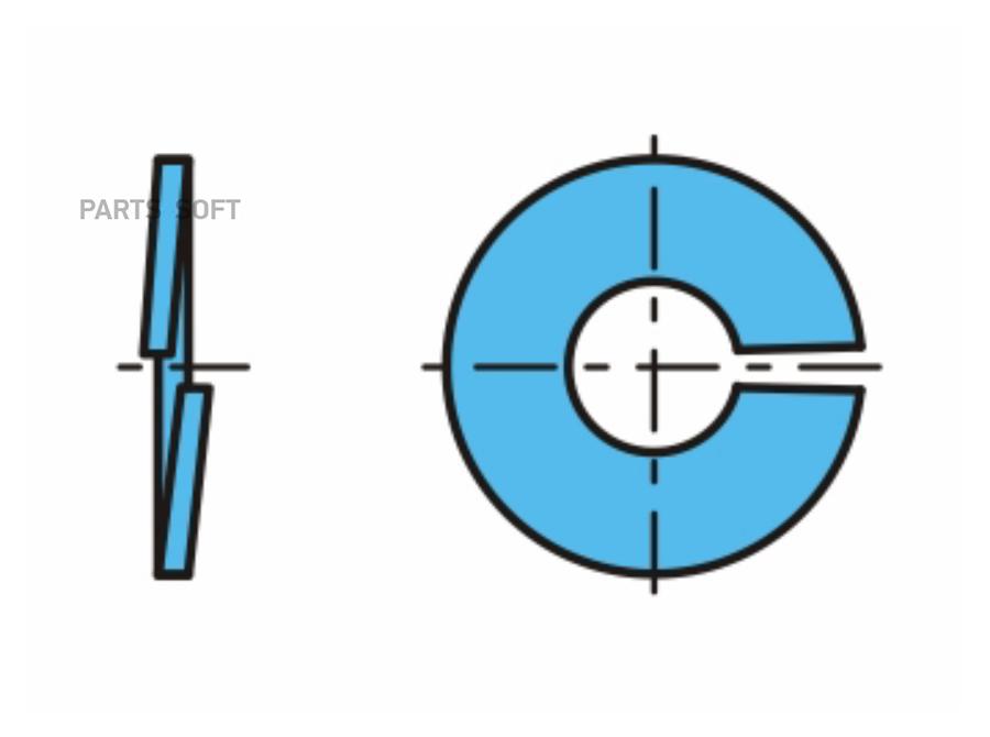 Пружинное Кольцо 6 Din7980 Fst.