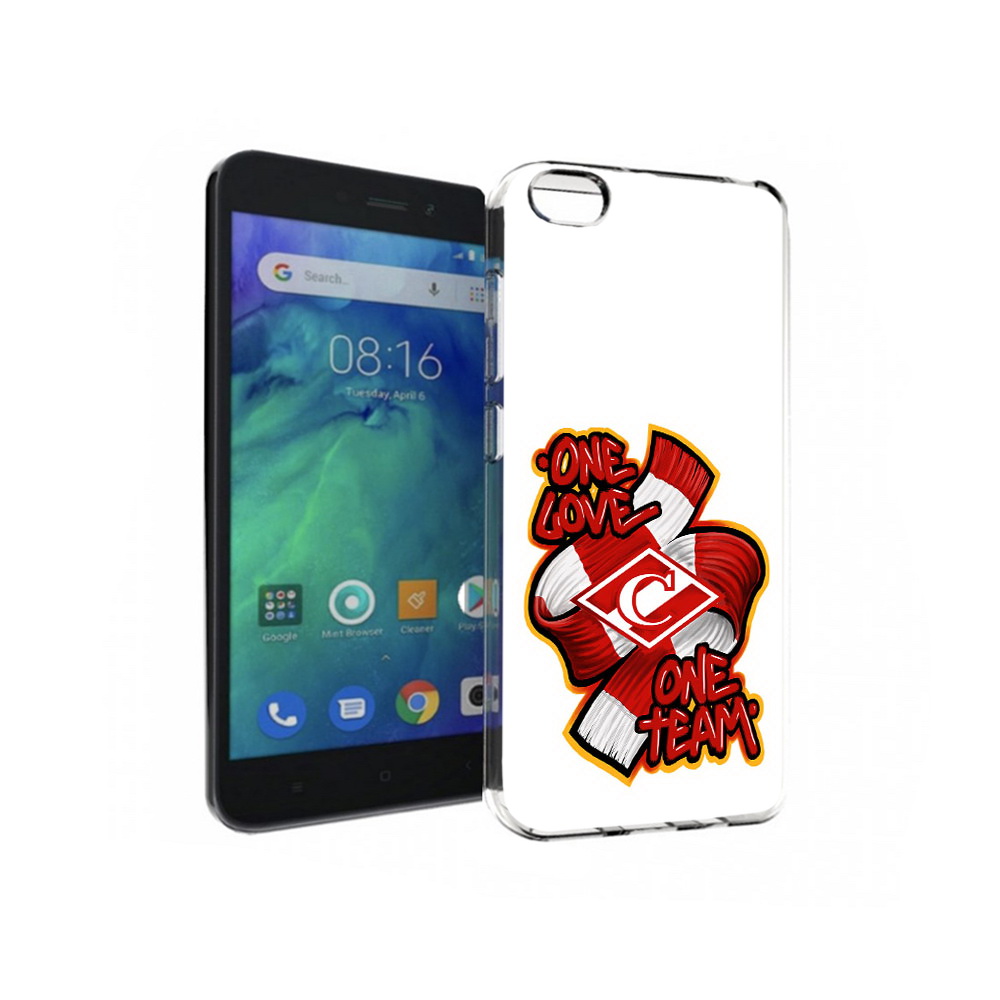 

Чехол MyPads Tocco для Xiaomi Redmi Go ФК спарак 1 любовь, Прозрачный, Tocco