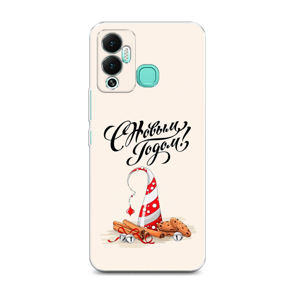 

Чехол на Infinix Hot 12 Play "Подарки на Новый Год", Бежевый;красный;черный, 3101750-5