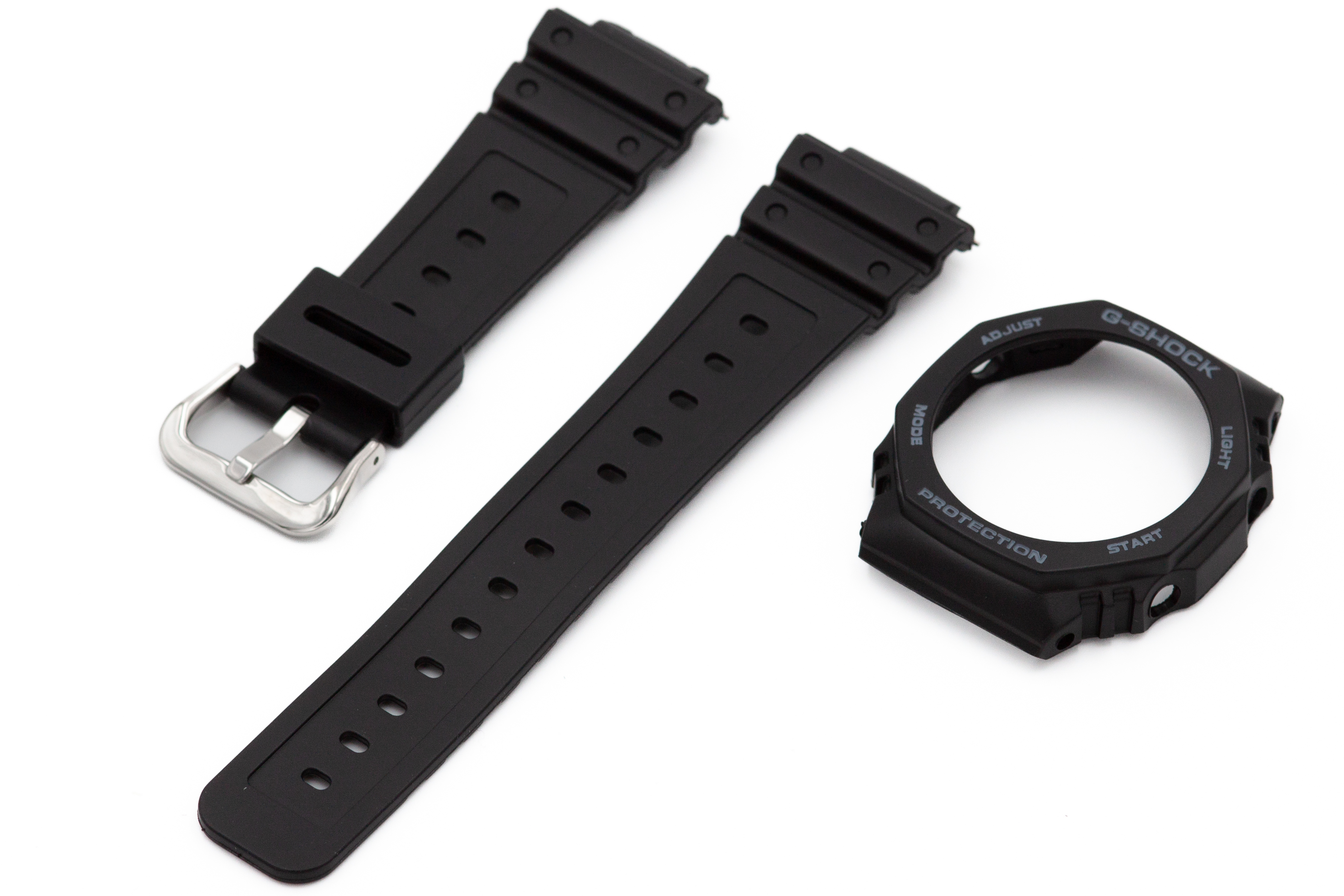 

Ремешок с корпусом унисекс Watch Band GA-2100 черный, GA-2100