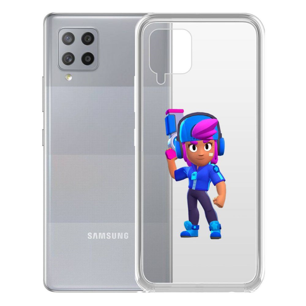 

Чехол-накладка Brawl Stars-Звёздная Шелли для Samsung Galaxy A71 (A715)