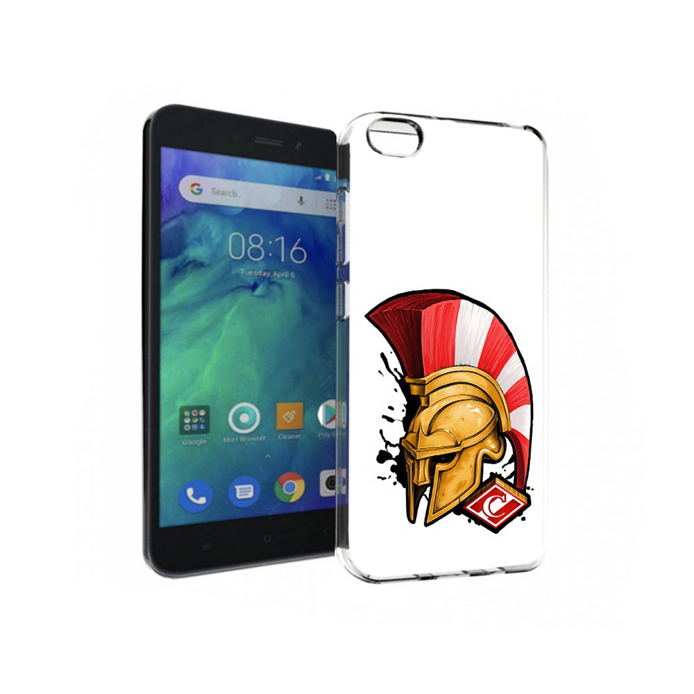 

Чехол MyPads Tocco для Xiaomi Redmi Go ФК спартак шлем, Прозрачный, Tocco