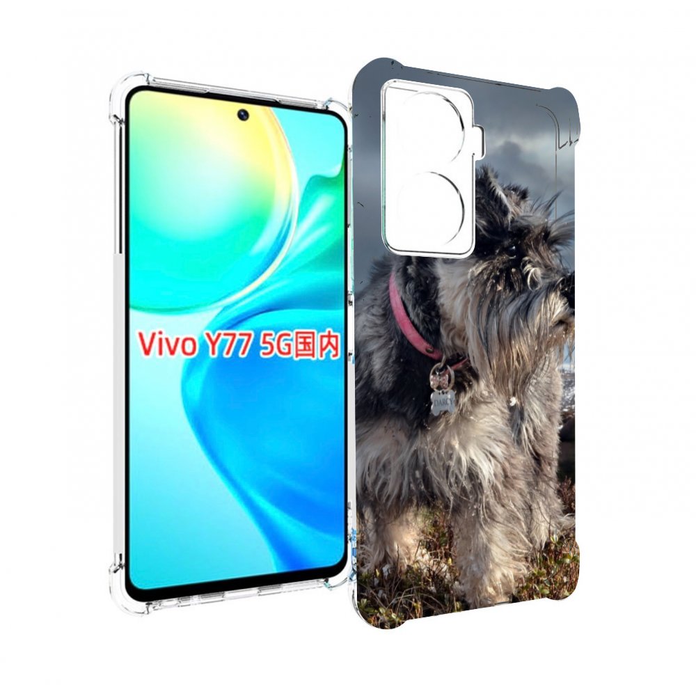

Чехол MyPads ризеншнауцер 2 для Vivo Y77 5G, Прозрачный, Tocco