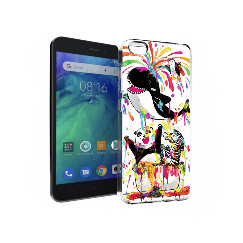 

Чехол MyPads Tocco для Xiaomi Redmi Go Хиппи кит, Прозрачный, Tocco