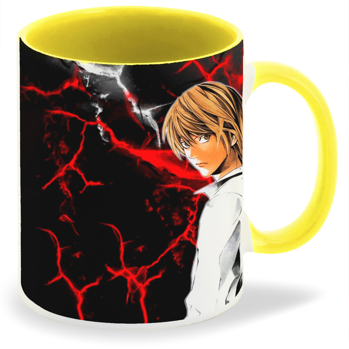 

Кружка CoolPodarok Аниме Тетрадь смерти Лайт Ягами и Л Death note Light Yagami & L (два ма