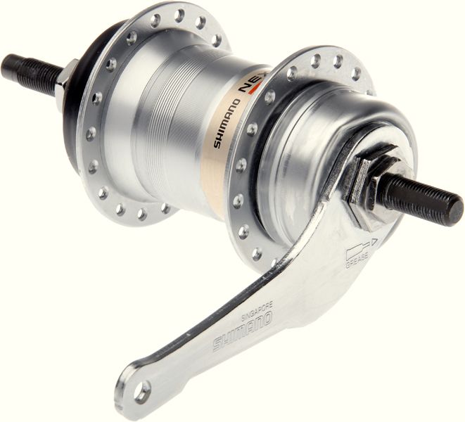 

Велосипедная втулка Shimano планетарная sg-3c41 nexus, 36н, 3 скорости, ножной тормоз