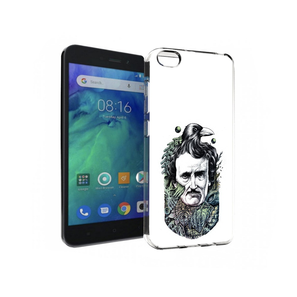 Чехол MyPads Tocco для Xiaomi Redmi Go Эдгар Аллан с вороном