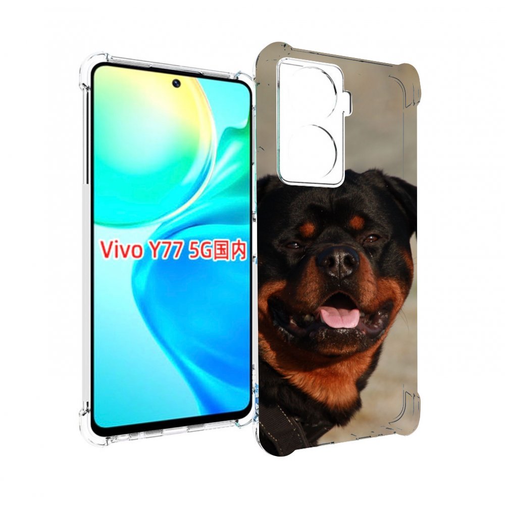 

Чехол MyPads ротвеллер 2 для Vivo Y77 5G, Прозрачный, Tocco