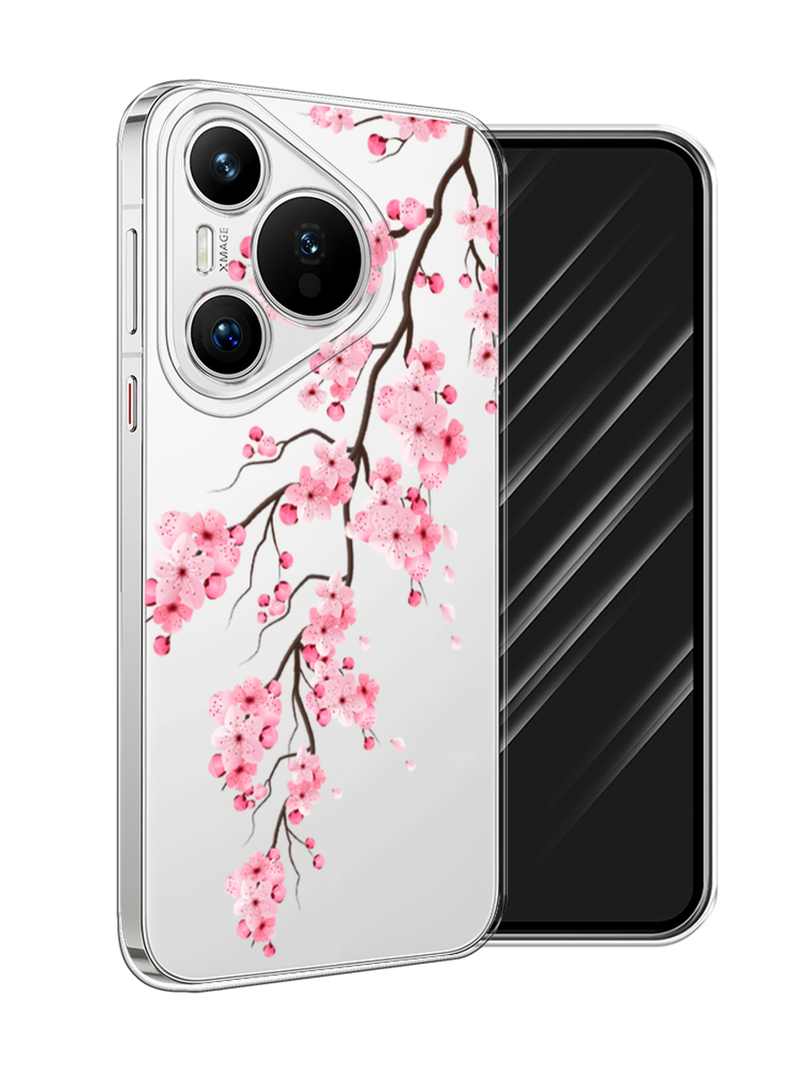 

Чехол Awog на Huawei Pura 70 "Розовая сакура", Розовый;белый;коричневый, 6124050-1