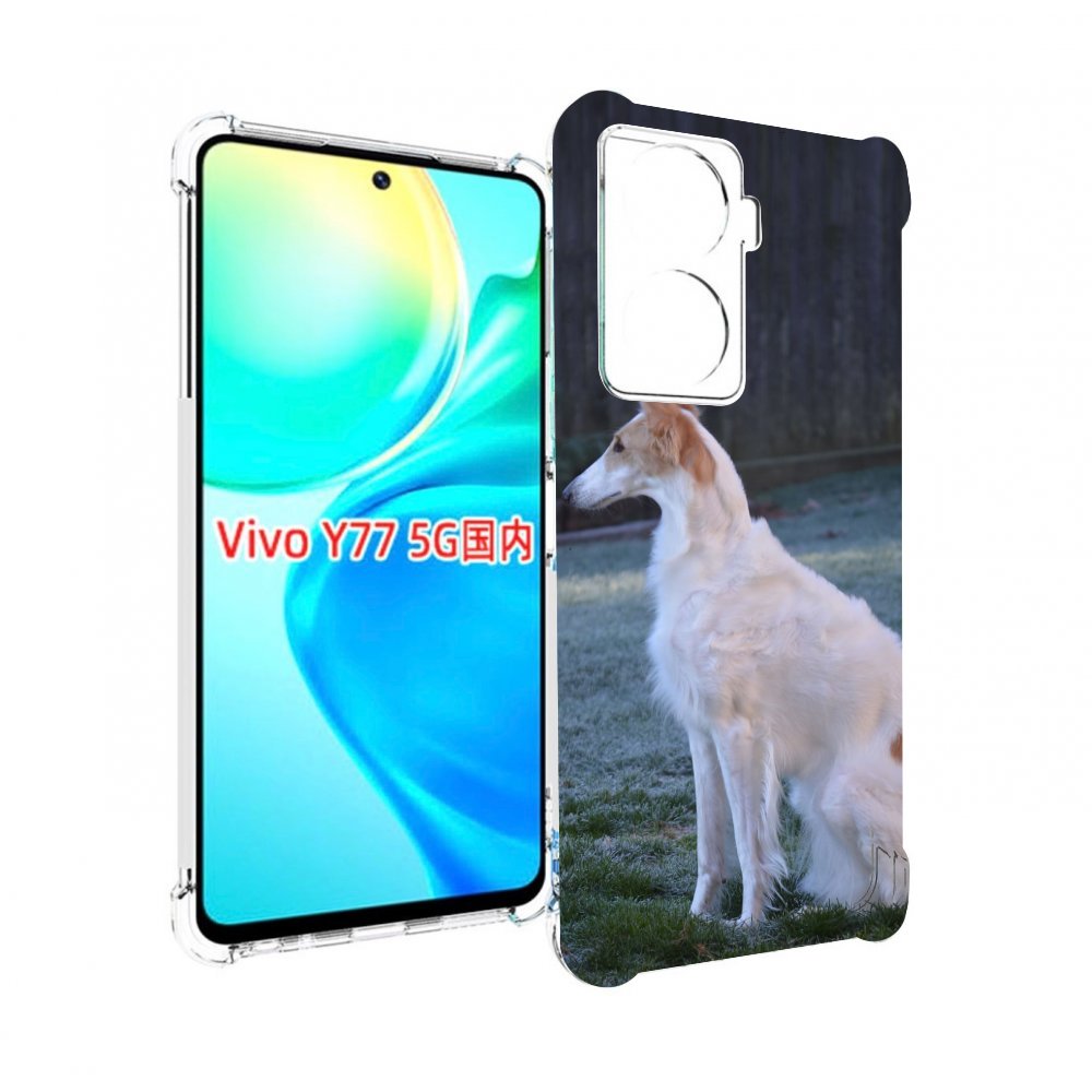 

Чехол MyPads русская псовая борзая для Vivo Y77 5G, Прозрачный, Tocco