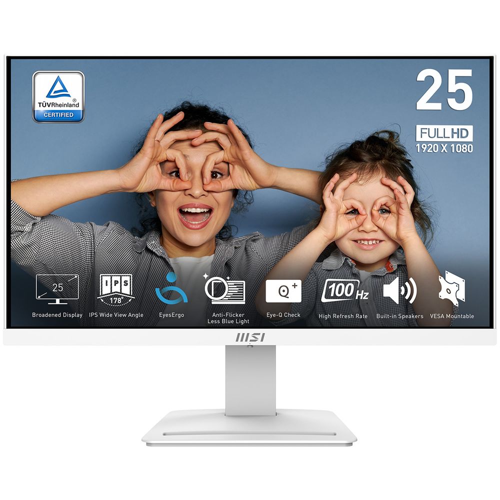 

24.5" Монитор MSI PRO MP253W белый 100Hz 1920x1080 IPS, PRO MP253W