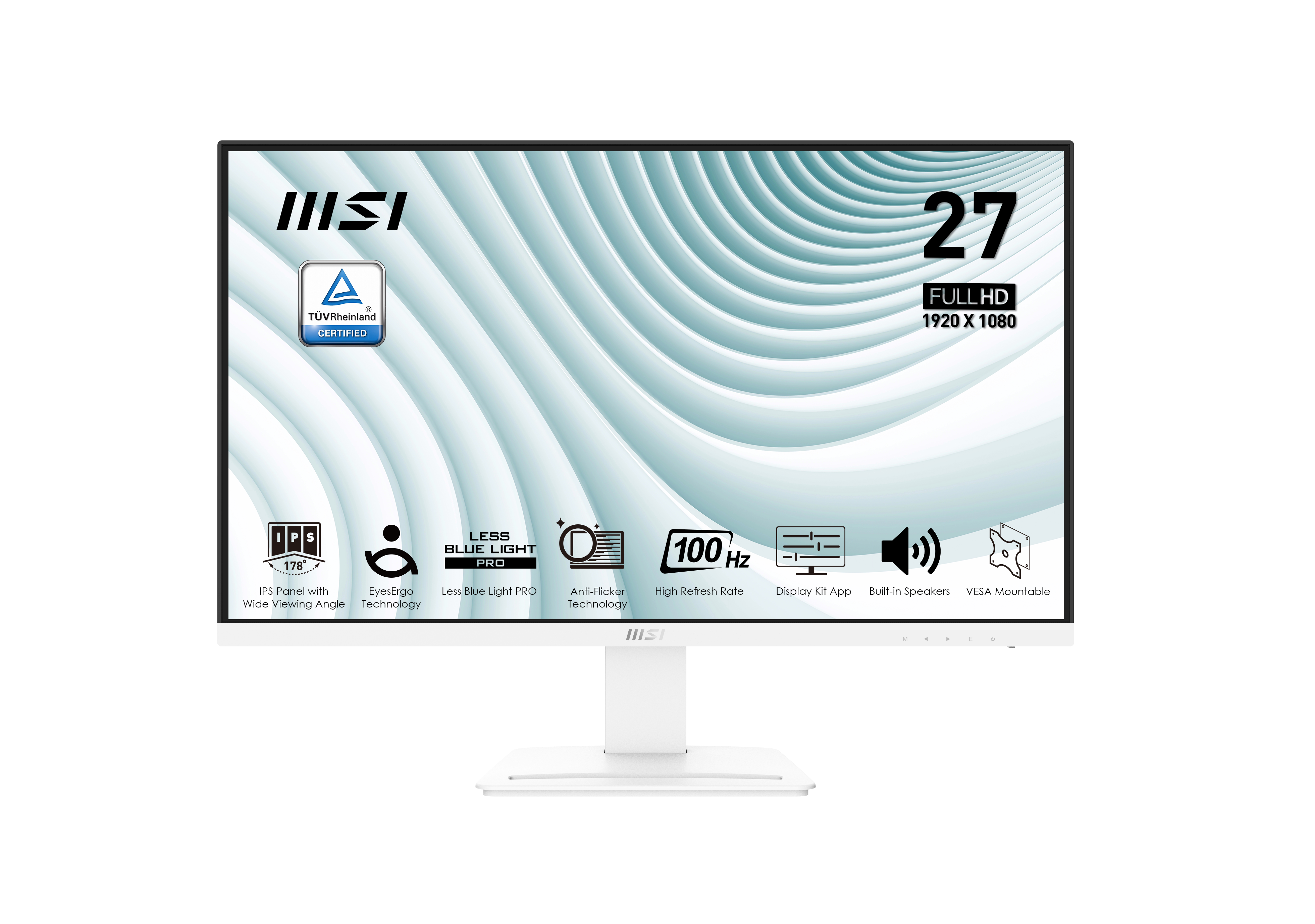 

27" Монитор MSI PRO MP273AW черный 100Hz 1920x1080 IPS, PRO MP273AW