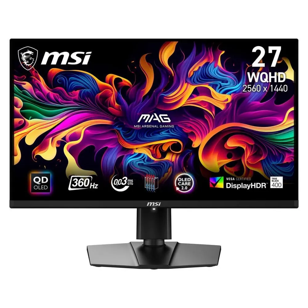 

26.5" Монитор MSI MAG 271QPX черный 360Hz 2560x1440 OLED, MAG 271QPX