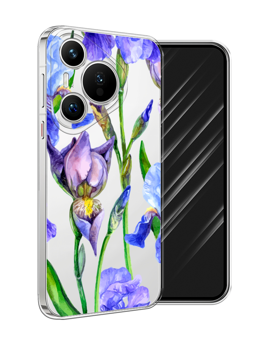 

Чехол Awog на Huawei Pura 70 "Синие ирисы", Фиолетовый;голубой;зеленый, 6124050-1