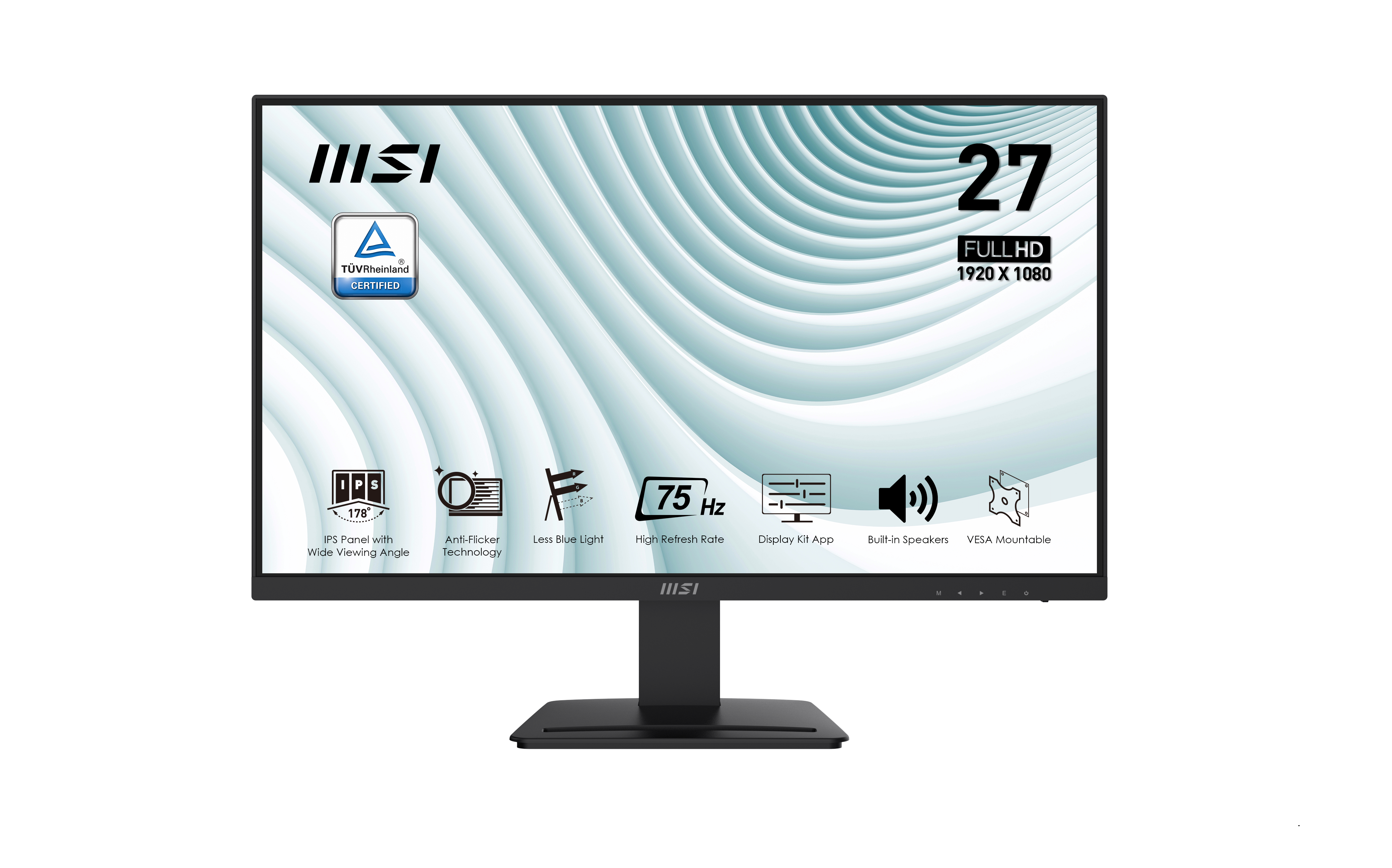 

27" Монитор MSI PRO MP273U черный 60Hz 3840x2160 IPS, PRO MP273U