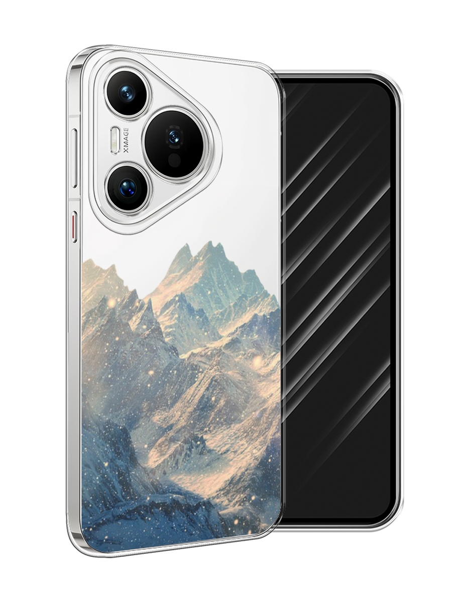 

Чехол Awog на Huawei Pura 70 "Горы арт 2", Серый, 6124050-1