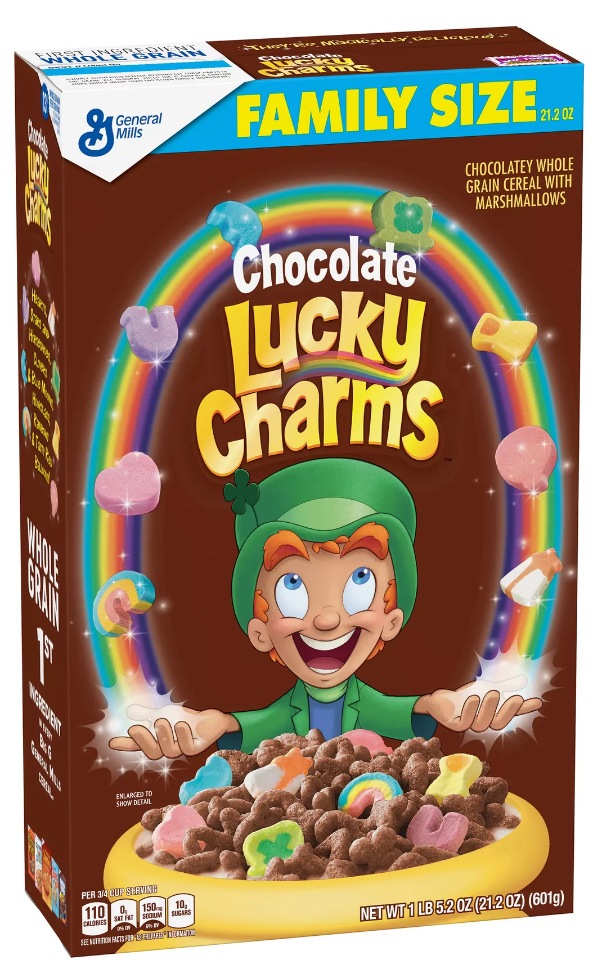 

Готовый завтрак Chocolate Lucky Charms хлопья с маршмеллоу, 311 г, Lucky Charms