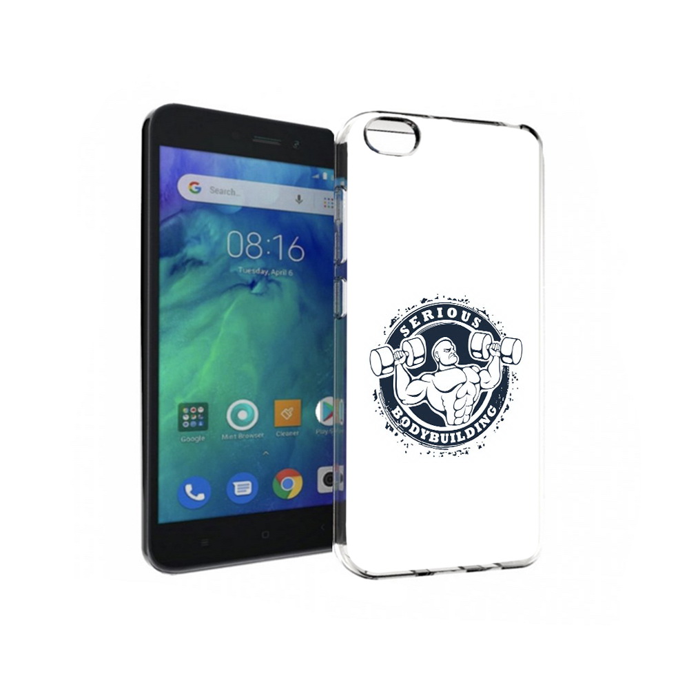 

Чехол MyPads Tocco для Xiaomi Redmi Go бодибилдинг воля к победе, Прозрачный, Tocco