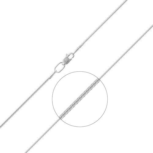 

Цепочка из белого золота 45 см PLATINA jewelry 21-1010-025-1120-17, 21-1010-025-1120-17