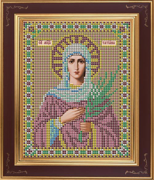 

Вышивка бисером GALLA COLLECTION Св. Татиана 12х15 см, арт.М231