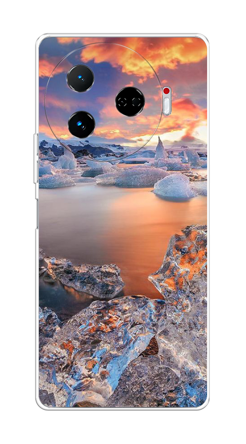 

Чехол на Tecno Camon 30 Pro 5G "Ледники", Синий;оранжевый, 305150-1