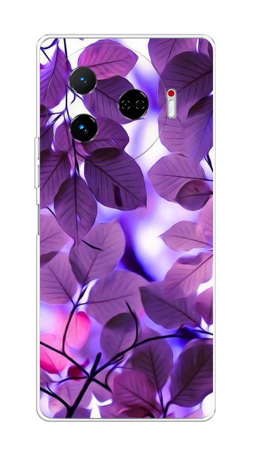 

Чехол на Tecno Camon 30 Pro 5G "Сиреневые листики", Фиолетовый;голубой, 305150-1