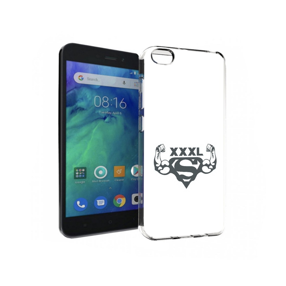 

Чехол MyPads Tocco для Xiaomi Redmi Go бодибилдинг супермен, Прозрачный, Tocco