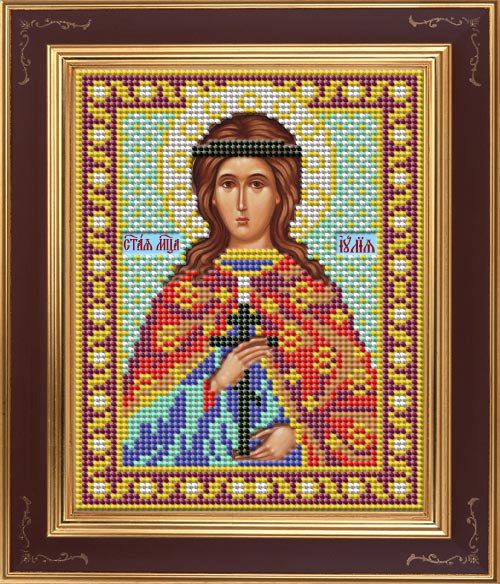 

Вышивка бисером GALLA COLLECTION Св. Юлия 12х15 см, арт.М236