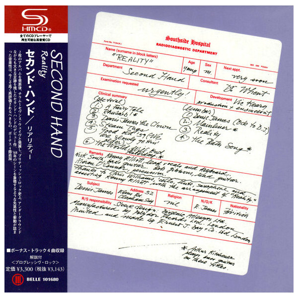 

Second Hand / Reality (Mini LP CD)