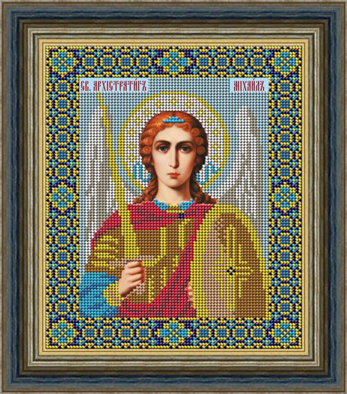 

Вышивка бисером GALLA COLLECTION Икона Святой Архангел Михаил 18х22 см, арт.И053