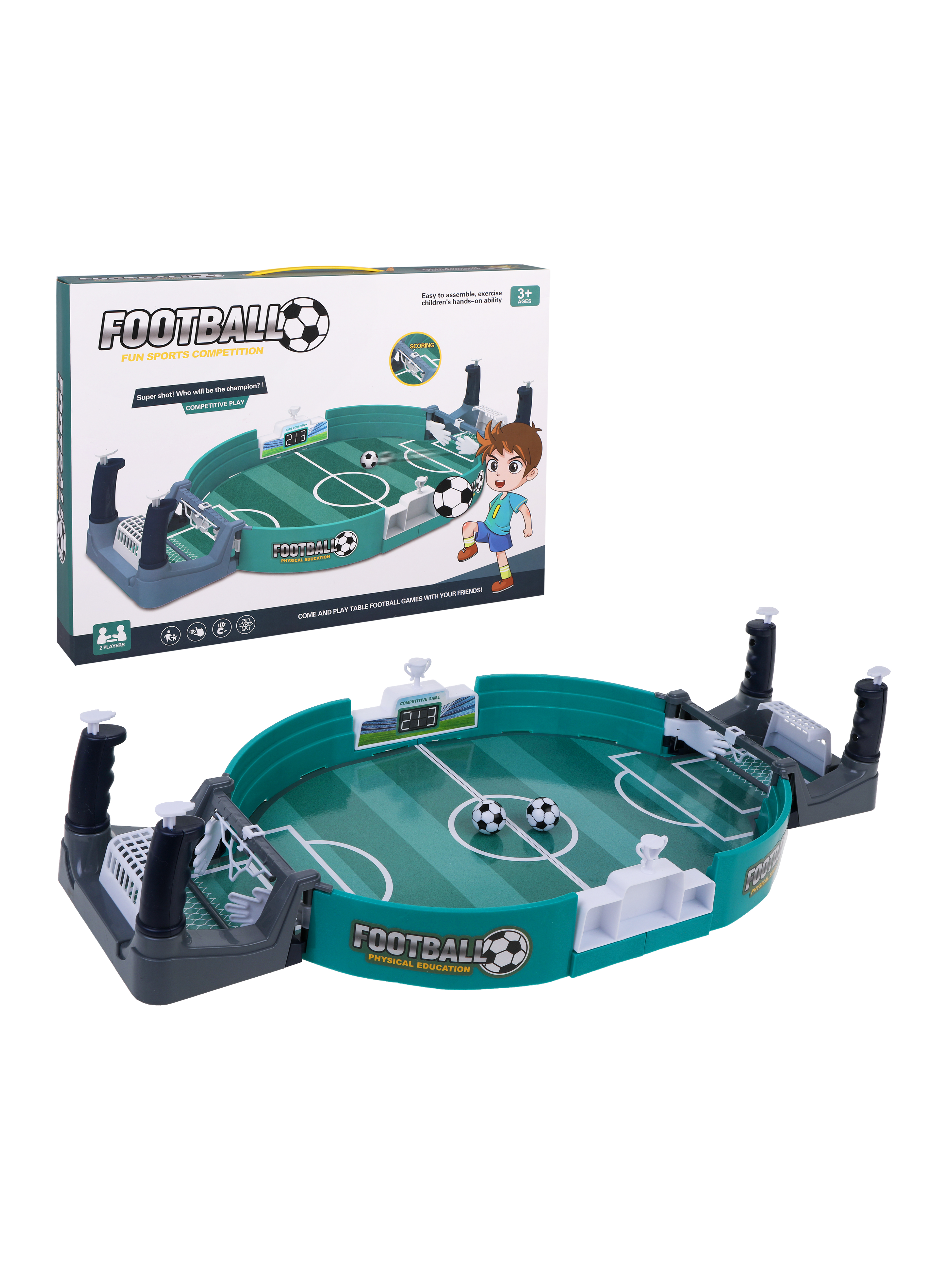 

Настольная игра Наша Игрушка Футбол, игровое поле 57х28 см, 652814