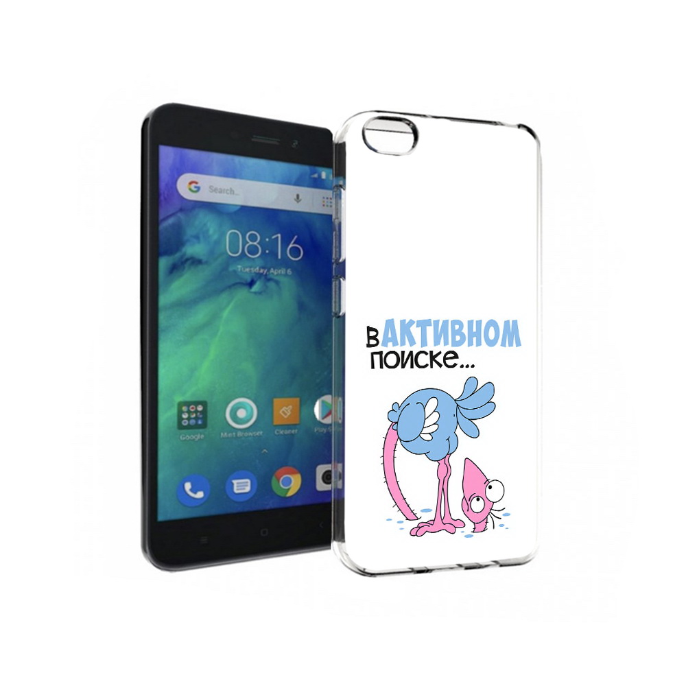 

Чехол MyPads Tocco для Xiaomi Redmi Go в активном поиске, Прозрачный, Tocco