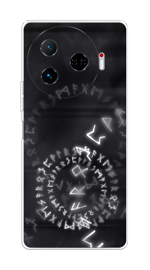 

Чехол на Tecno Camon 30 Pro 5G "Руны", Серый;черный, 305150-1