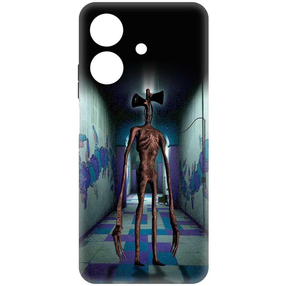 

Чехол-накладка Krutoff Soft Case Хаги Ваги - Сиреноголовый для Realme Note 60X черный