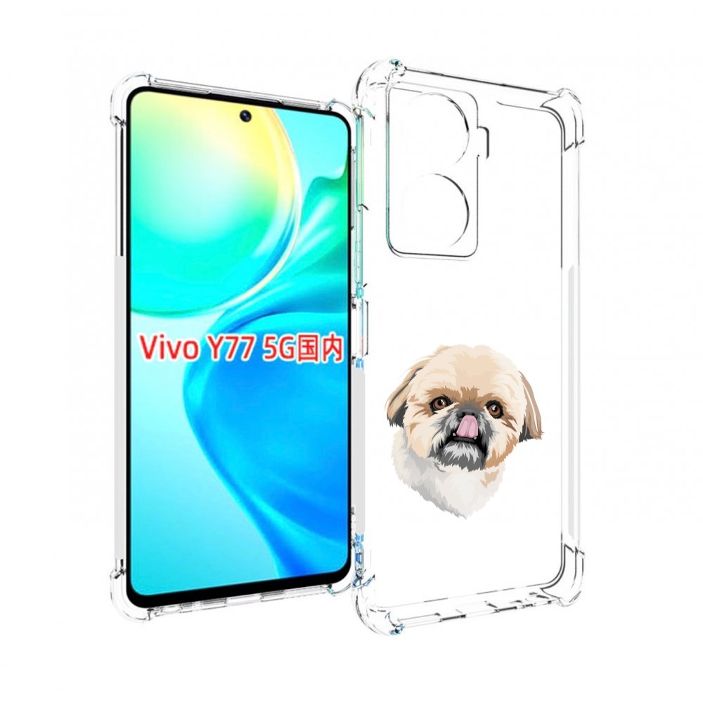 

Чехол MyPads собачка-с-язычком для Vivo Y77 5G, Прозрачный, Tocco