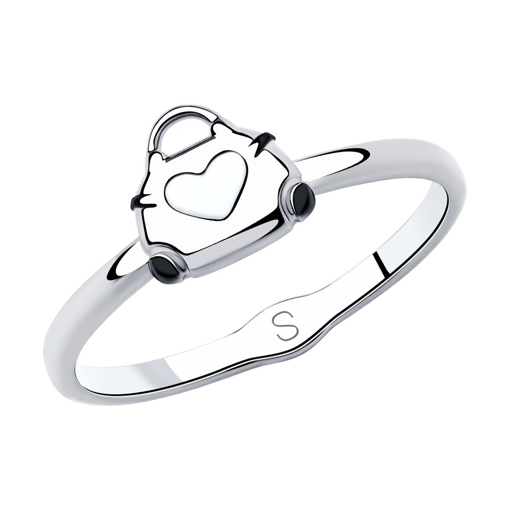 

Кольцо из серебра с эмалью р. 17 SOKOLOV 94013009, 94013009