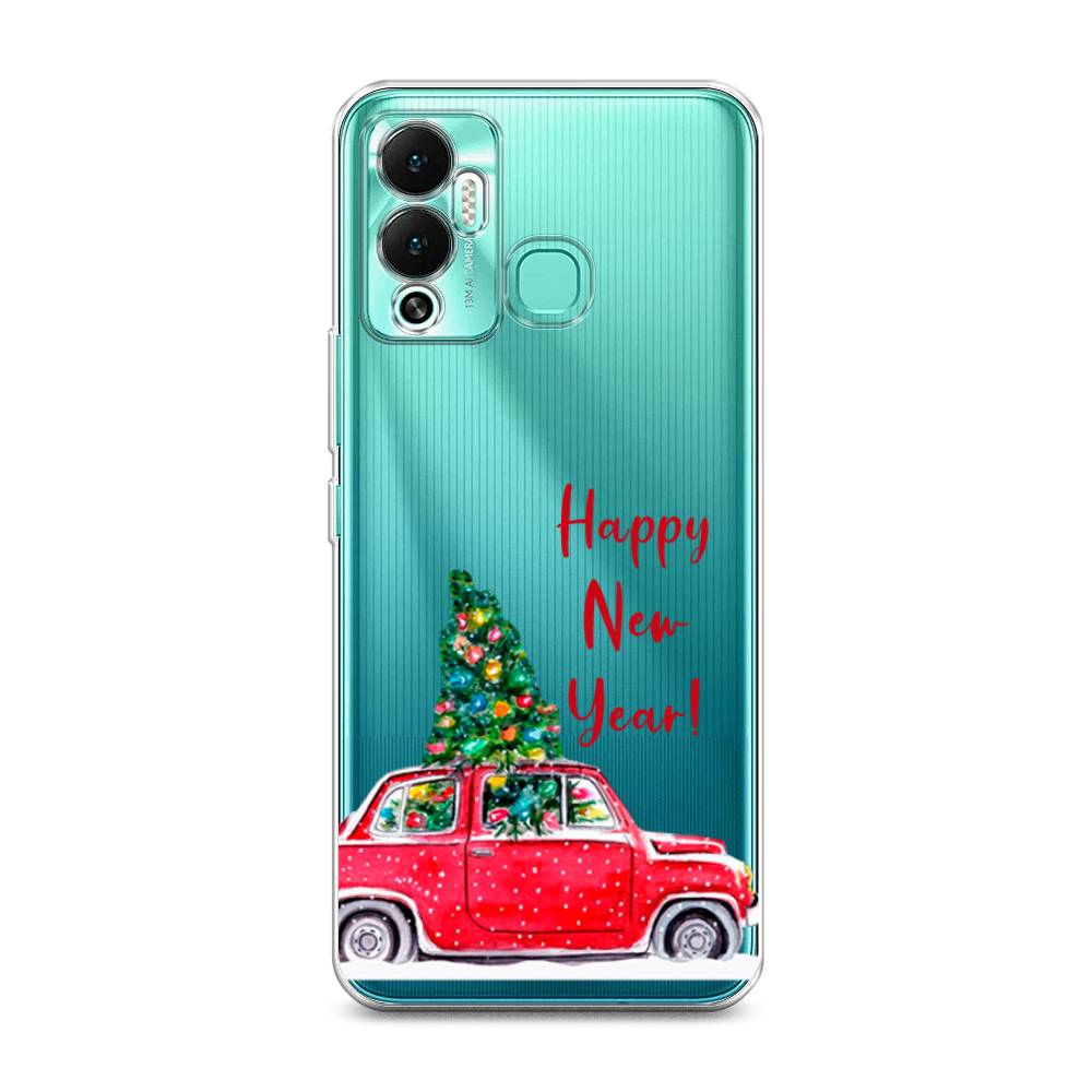

Чехол на Infinix Hot 12 Play "Happy New Year", Красный;зеленый, 3101750-5