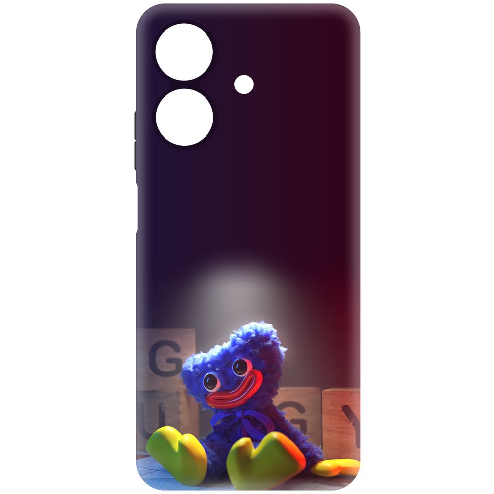 

Чехол-накладка Krutoff Soft Case Хаги Ваги игрушка для Realme Note 60X черный