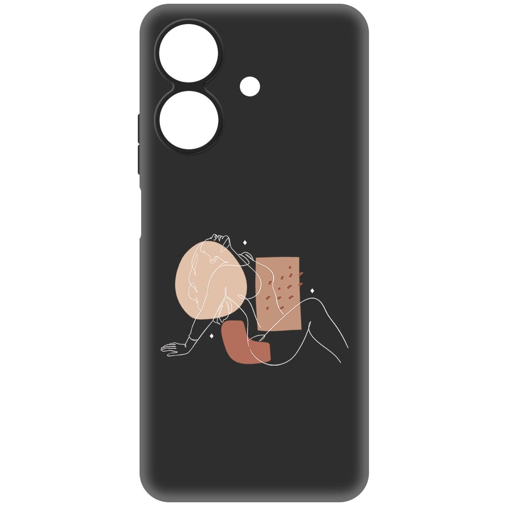 

Чехол-накладка Krutoff Soft Case Чувственность для Realme Note 60X черный