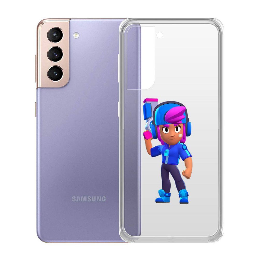 

Чехол-накладка Brawl Stars-Звёздная Шелли для Samsung Galaxy S21 (G991)