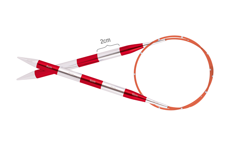 

Спицы круговые "SmartStix", 5,5 мм, 40 см, Красный