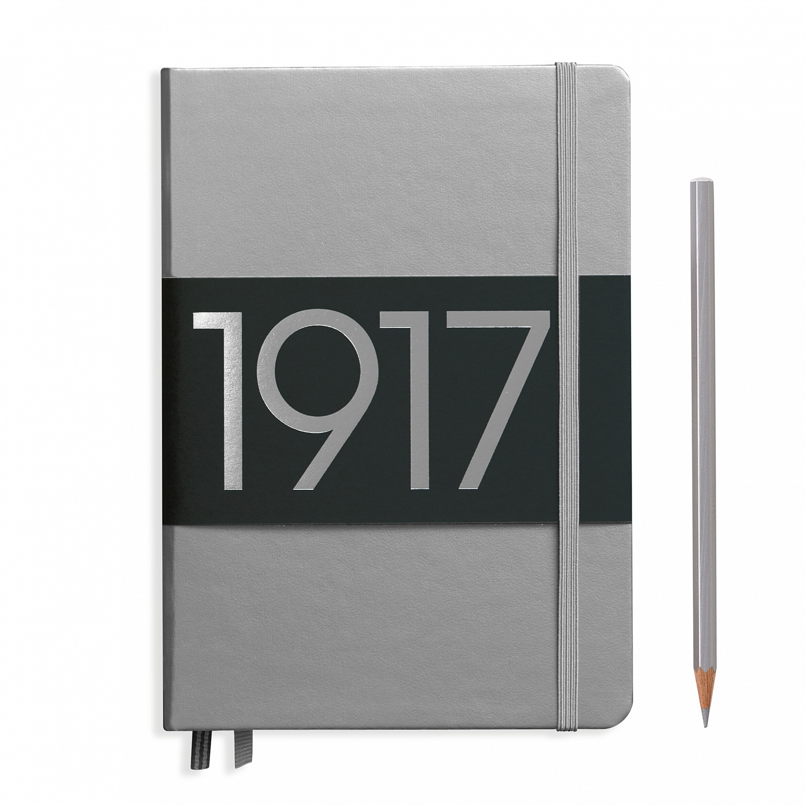 Записная книжка Leuchtturm1917 Medium Notebook Metallic Edition Silver