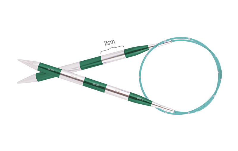 

Спицы круговые "SmartStix", 6 мм, 80 см, Голубой