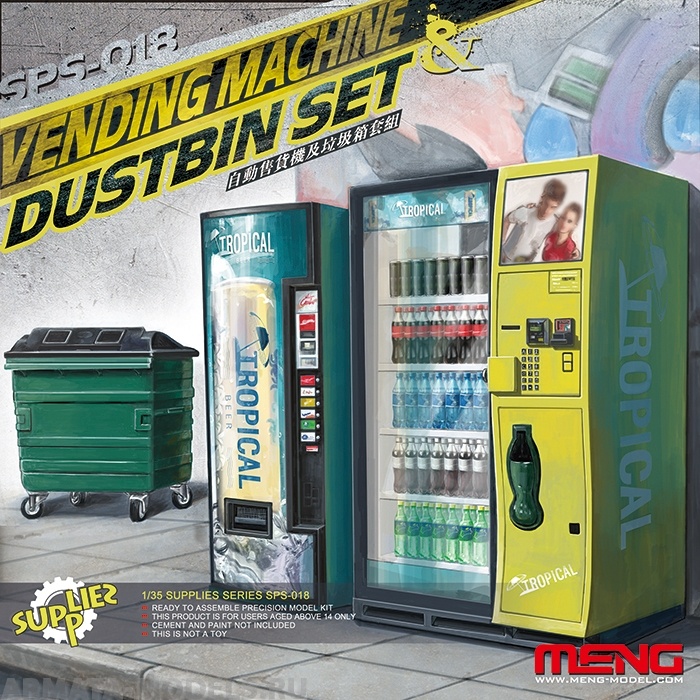 

SPS-018 Vending Machine Dumpster Set 1/35