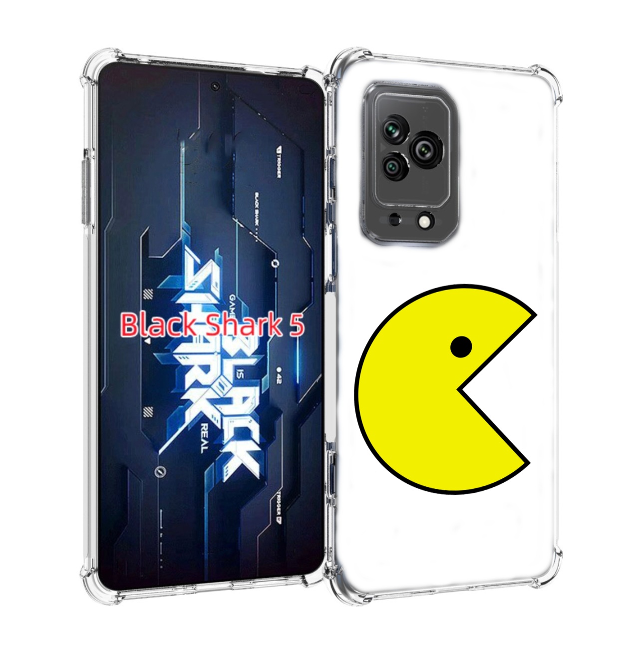 

Чехол MyPads pacman-пекмен для Xiaomi Black Shark 5, Прозрачный, Tocco