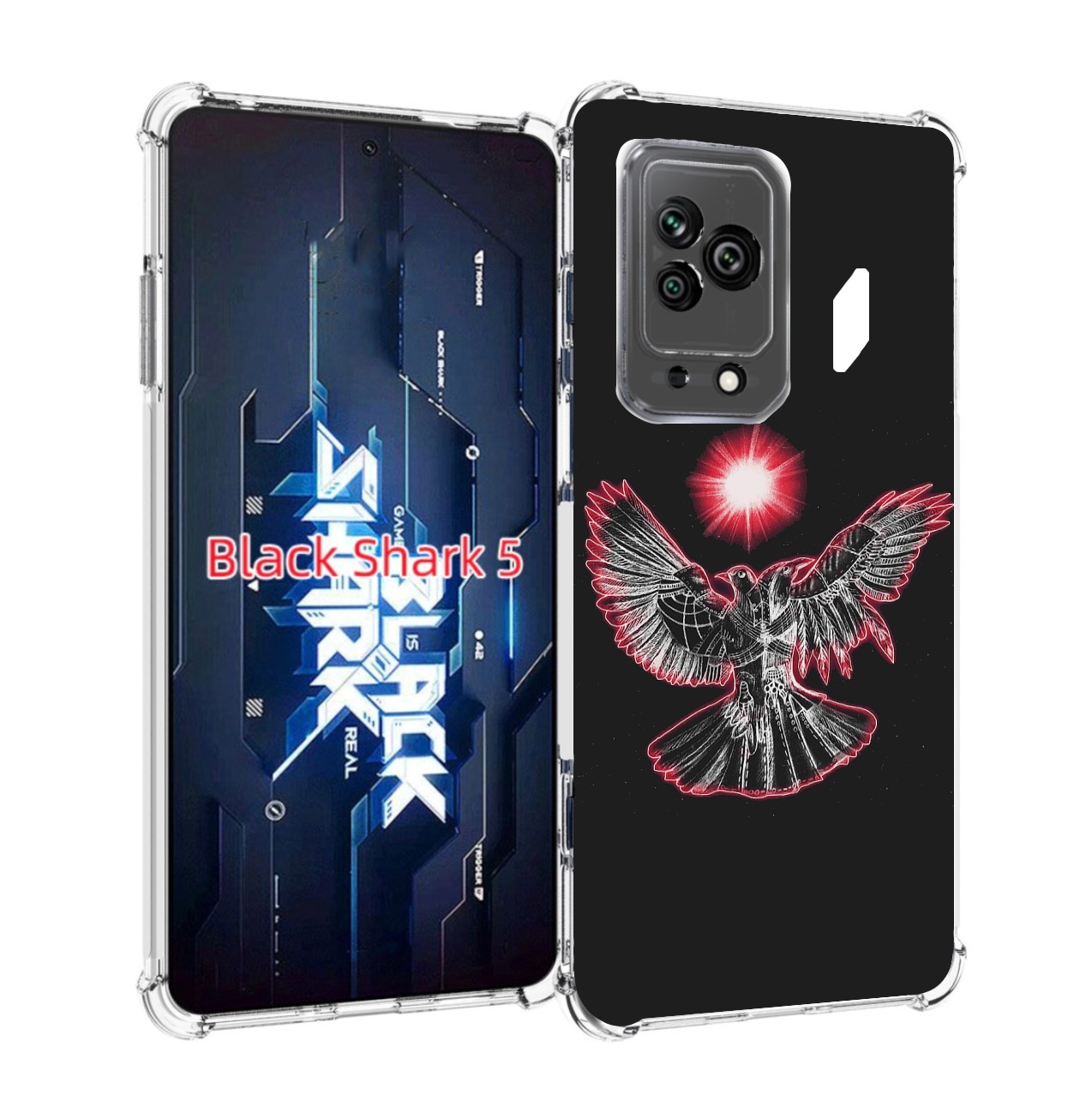 

Чехол MyPads pyrokinesis валькирия для Xiaomi Black Shark 5, Прозрачный, Tocco