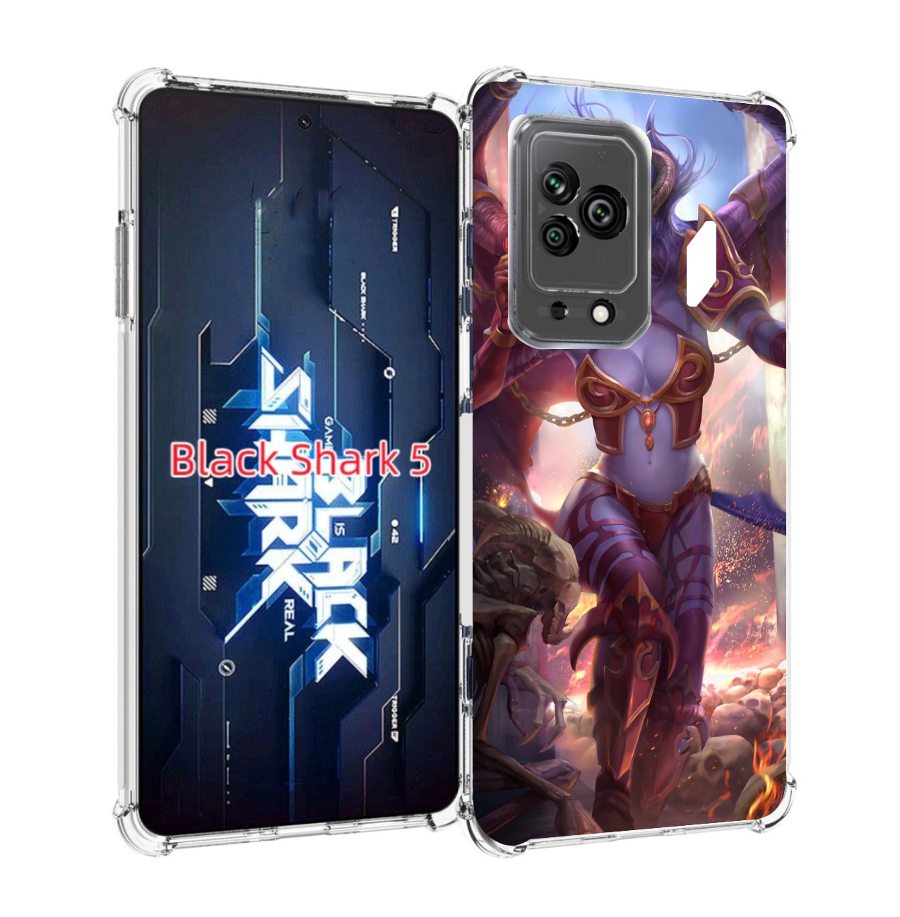 

Чехол MyPads queen of pain dota 2 для Xiaomi Black Shark 5, Прозрачный, Tocco